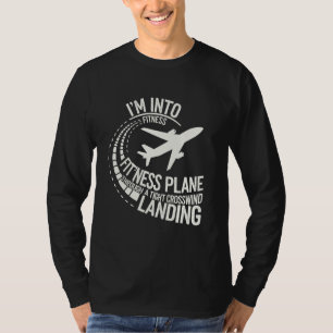 Grappige Piloot Kunst Vliegtuig Vlieg Liefhebbers  T-shirt