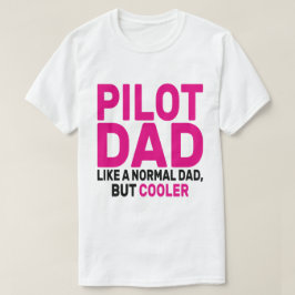 Grappige Pilot Art voor papa Pilot Luchtvaart Vlie T-shirt