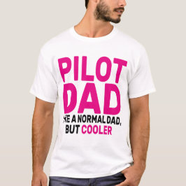 Grappige Pilot Art voor papa Pilot Luchtvaart Vlie T-shirt