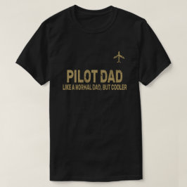 Grappige Pilot Art voor papa Pilot Luchtvaart Vlie T-shirt