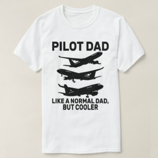 Grappige Pilot Art voor papa Pilot Luchtvaart Vlie T-shirt