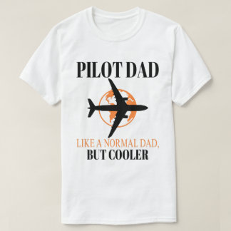Grappige Pilot Art voor papa Pilot Luchtvaart Vlie T-shirt