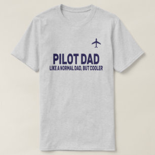 Grappige Pilot Art voor papa Pilot Luchtvaart Vlie T-shirt