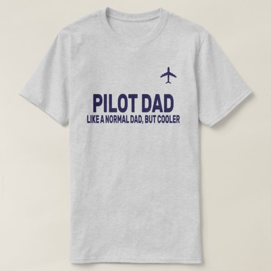 Grappige Pilot Art voor papa Pilot Luchtvaart Vlie T-shirt (Design voorkant)