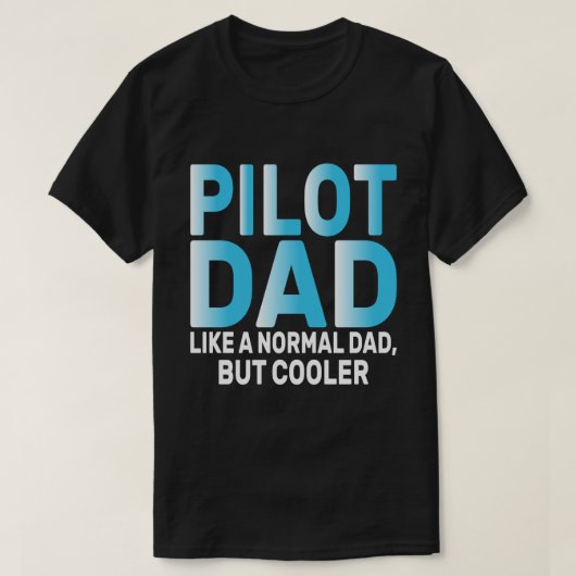 Grappige Pilot Art voor papa Pilot Luchtvaart Vlie T-shirt (Design voorkant)