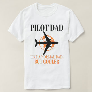 Grappige Pilot Art voor papa Pilot Luchtvaart Vlie T-shirt