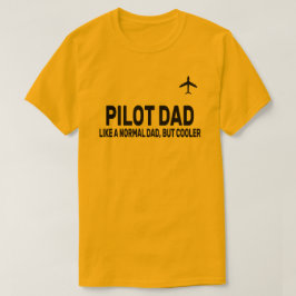 Grappige Pilot Art voor papa Pilot Luchtvaart Vlie T-shirt
