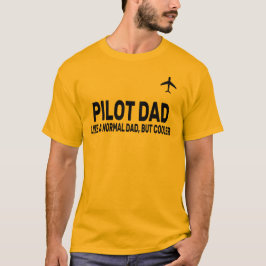 Grappige Pilot Art voor papa Pilot Luchtvaart Vlie T-shirt