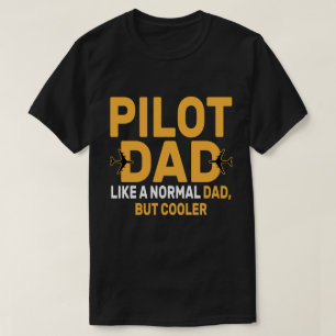 Grappige Pilot Art voor papa Pilot Luchtvaart Vlie T-shirt
