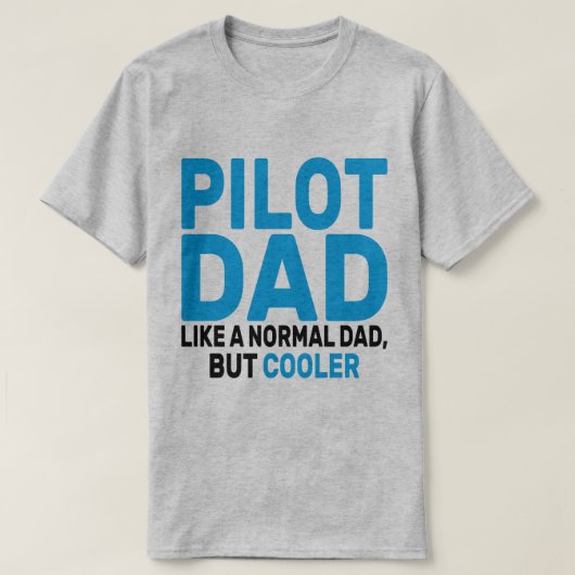 Grappige Pilot Art voor papa Pilot Luchtvaart Vlie T-shirt (Design voorkant)