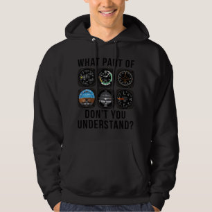 Grappige Piloten Kunst Mannen Vrouwen Luchtvaart I Hoodie
