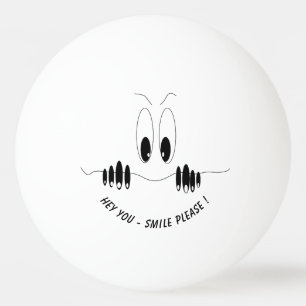 Grappige Ping Pong Bal Gelukkige Ogen - Aangepaste Pingpongbal