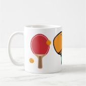 Grappige Ping Pong spreuk voor spelers Koffiemok (Links)