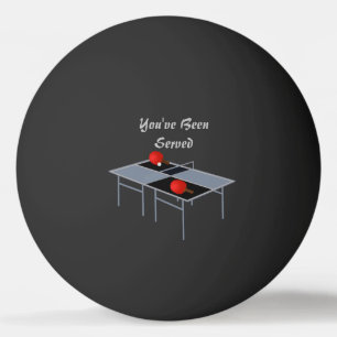 Grappige Ping Pong tafel serveerde ontwerp, Pingpongbal