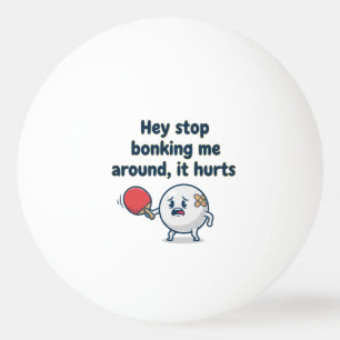 Grappige pingpong / tafeltennisbal - Cadeau Pingpongbal