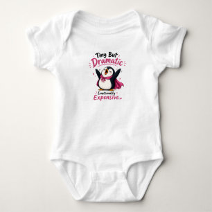 Grappige Pinguïn Baby Body Romper