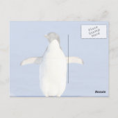 Grappige Pinguïn Dank Je Briefkaart (Achterkant)