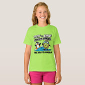 Grappige pinguïn en kiwi t-shirt (Voorkant volledig)
