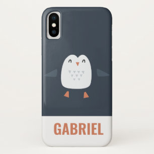 grappige pinguïn-gepersonaliseerde kinderen Case-Mate iPhone case