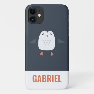 grappige pinguïn-gepersonaliseerde kinderen Case-Mate iPhone case