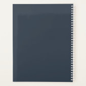 grappige pinguïn-gepersonaliseerde kinderen planner (Achterkant)