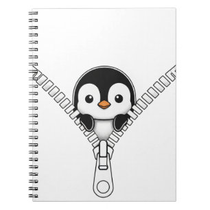 Grappige Pinguïn Kijk Notitieboek