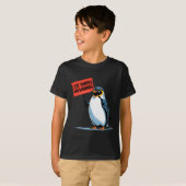 Grappige Pinguïn Tarief Grappenmaker Ik Eet Tariev T-shirt (Voorkant volledig)