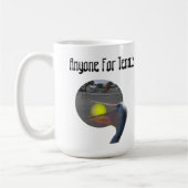Grappige Pinguïn Tennisser, Koffiemok (Links)