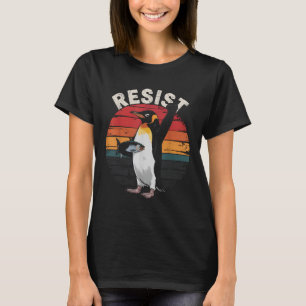 Grappige pinguïn verzet zich tegen Humor T-shirt