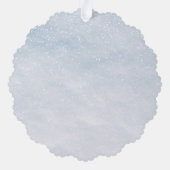 Grappige Pinguïn vogel Vrolijk kerstboom sneeuw Va Ornament Kaart (Achterkant)