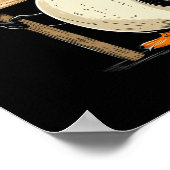 Grappige pinguïn weerstaan koele pinguïns weerstaa poster (Hoek)