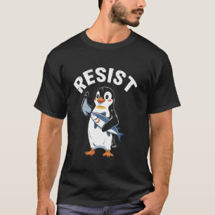 Grappige Pinguïn Weerstaat en Pinguïns Protesteren T-shirt