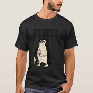 Grappige Pinguïn Weerstaat Protests tegen Tarieven T-shirt