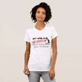 Grappige Pinguïn-Werk Struggle T-shirt (Voorkant volledig)