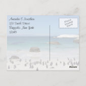 Grappige Pinguïns Bedankt Briefkaart (Achterkant)