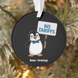 Grappige pinguïns GEEN TARIEVEN Belastingen Hilari Ornament