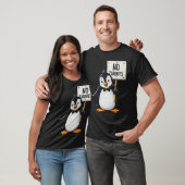 Grappige Pinguïns GEEN TARIEVEN Belastingen T-shirt (Unisex)