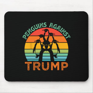 Grappige Pinguïns Tegen Trump Grappige Trump Tarie Muismat