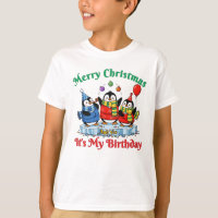 Grappige Pinguïns, vrolijk kerstfeest verjaardag