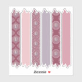 Grappige Pinkmas Dot Mandala Patterns Planner Sticker (Vel)