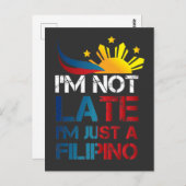 Grappige Pinoy-grapjes Stiptheid Filipijnen Filipi Briefkaart (Voorkant / Achterkant)