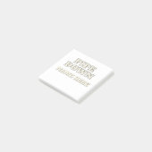 Grappige Pipe Down Meme Aangepaste Naam Gepersonal Post-it® Notes (Schuin)