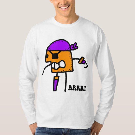 Grappige piraat Halloween T-shirt (Voorkant)