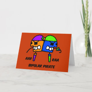 Grappige piraat kaart
