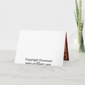 Grappige piraat schedel santa gepersonaliseerde ke feestdagen kaart (Achterkant)