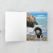 Grappige Pirate Pets Verjaardag Kaart (Binnen)