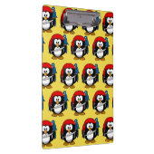 Grappige Pirate Pinguin Klembord (Rechts)