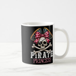 Grappige Pirate Princess Coquette Bow Halloween Ko Koffiemok