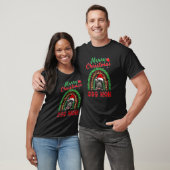 Grappige Pit Bull Kerstmis Santa Hoed Hond Moeder  T-shirt (Unisex)