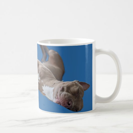 Grappige Pit Bull Koffiemok (Rechts)